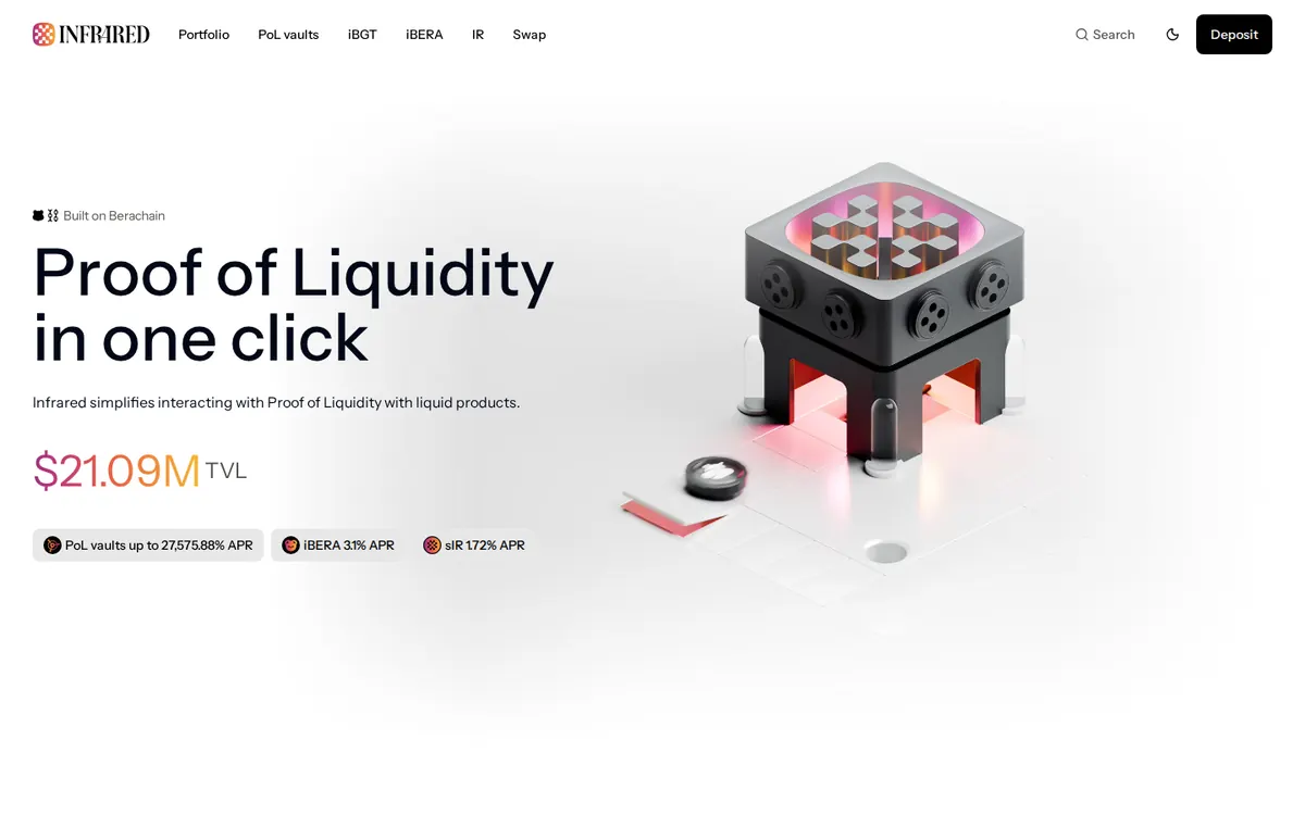 Infrared Finance - screenshot, Live · Sep 2026
